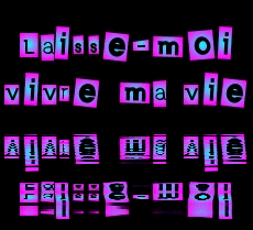 ma vie a moi